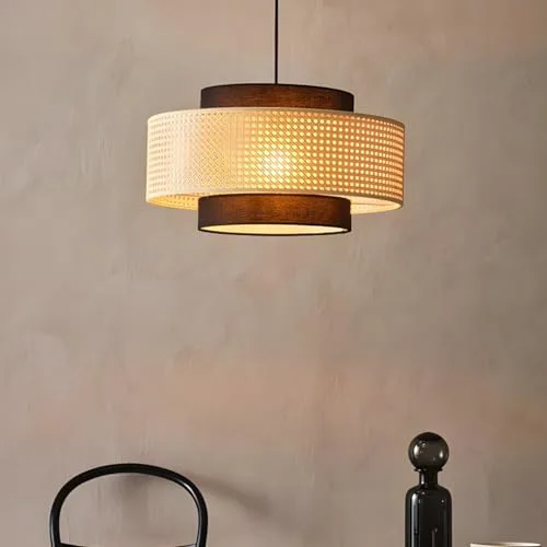 1-Light Fabric Chandelier view 2
