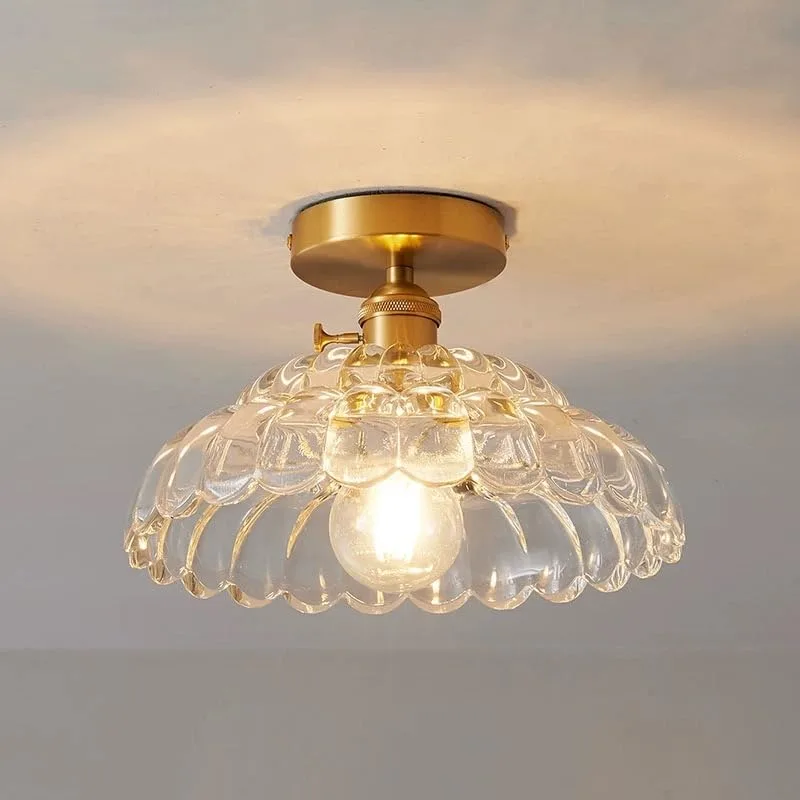 American Pure Copper Glass Simple Personalized lamp Scandinavian Style view 3