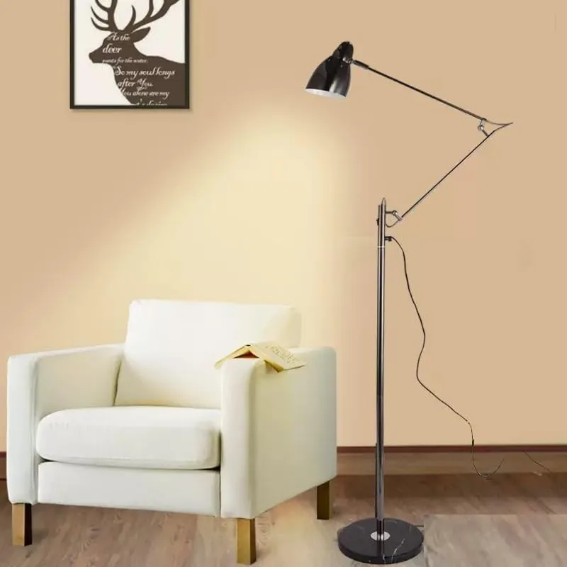 Nordic Simple Long arm Folding Floor lamp Living Room view 2