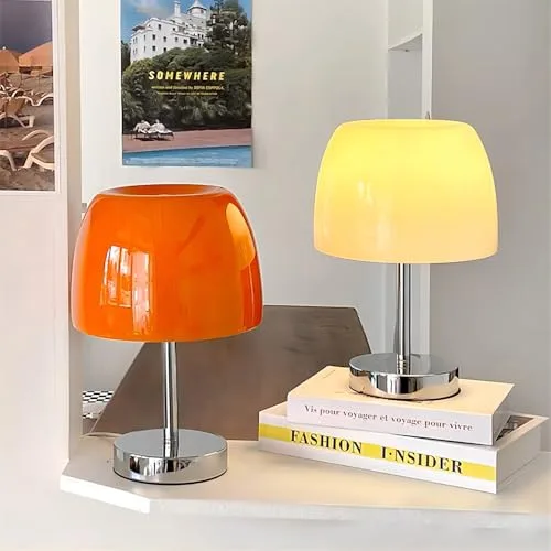 Bauhaus Vintage Cream Glass lamp Lovely Home Decor Light view 2