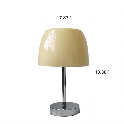 Bauhaus Vintage Cream Glass lamp Lovely Home Decor Light view 3