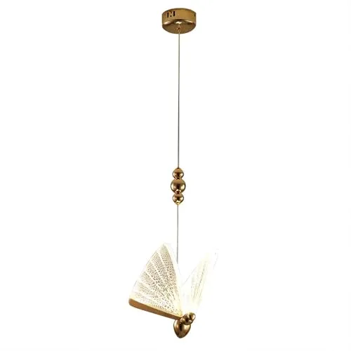 Clear 1-Light Acrylic Pendant view 2