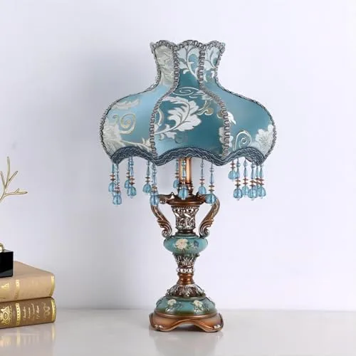European Style Rustic Light Luxury American Vintage Table lamp view 3