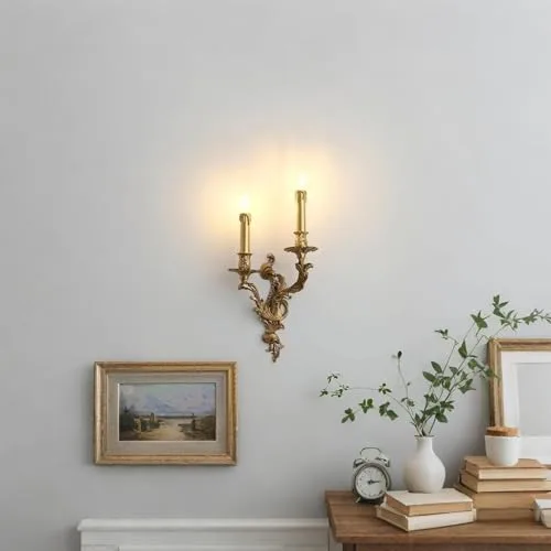 Gold 2-Light Wall view 3