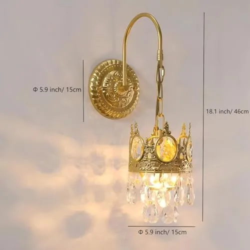 Gold Sconce view 3