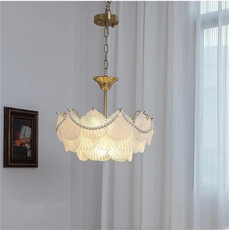 6-Light Modern Chandelier Light, 19.7 Inch Crystal Chandelier with view 2
