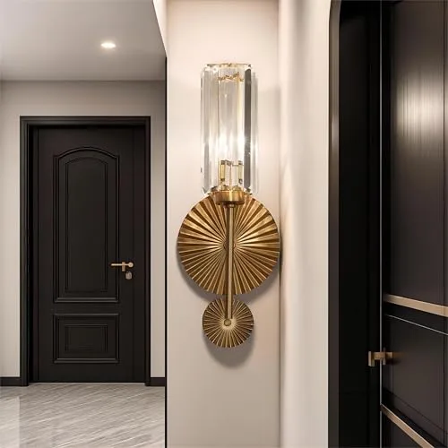 Gold Wall Sconce, 19.7 * 7.9 Inch Modern Metal view 3