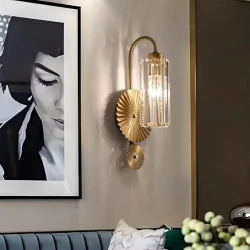 Gold Wall Sconce, 19.7 * 7.9 Inch Modern Metal view 2