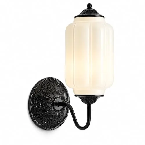 White / Black Sconce view 1