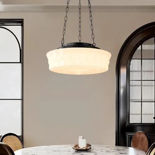 White Pendant view 2