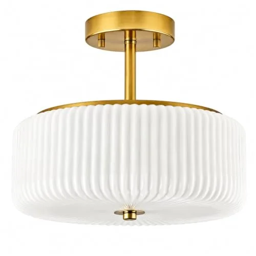 White and Gold Ceiling view 1