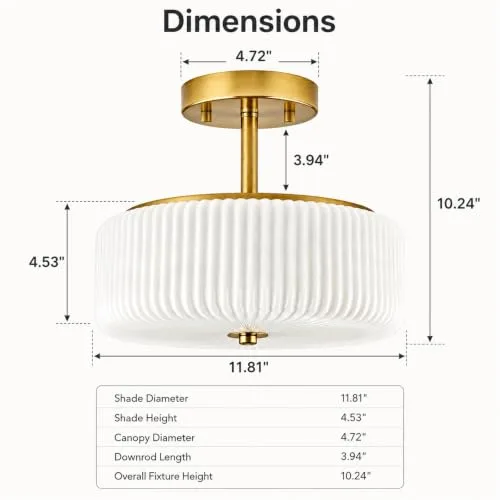White and Gold Ceiling view 3
