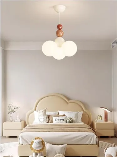 White Chandelier view 3