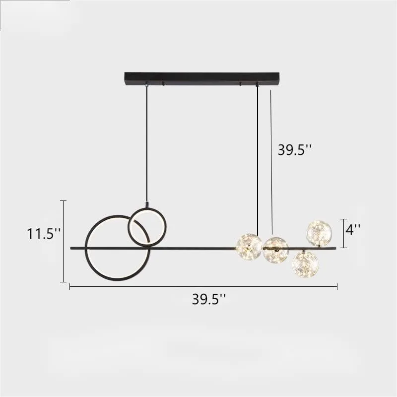 Black Chandelier view 3