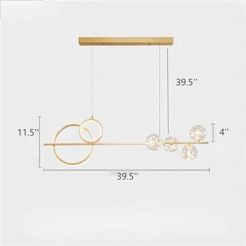 Gold Chandelier view 3