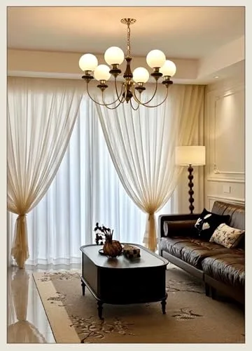 Walnut Chandelier view 3
