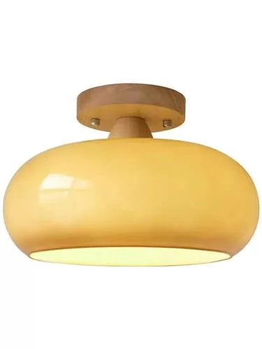 Modern Minimalist Ceiling Light Log Glass Cloakroom Balcony Corridor view 2