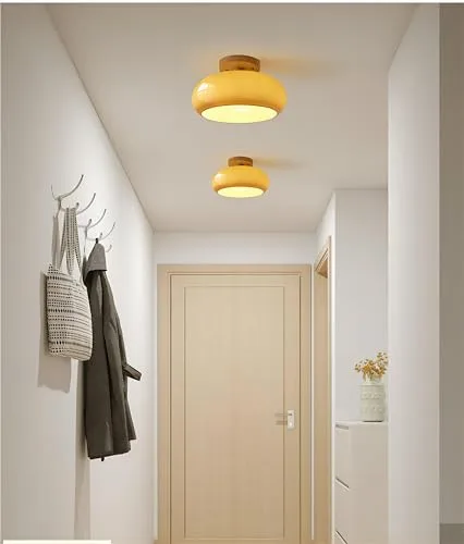 Modern Minimalist Ceiling Light Log Glass Cloakroom Balcony Corridor view 3
