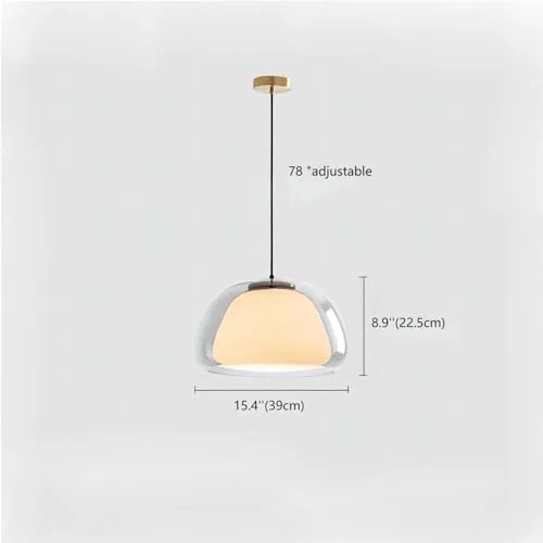 White Chandelier view 3