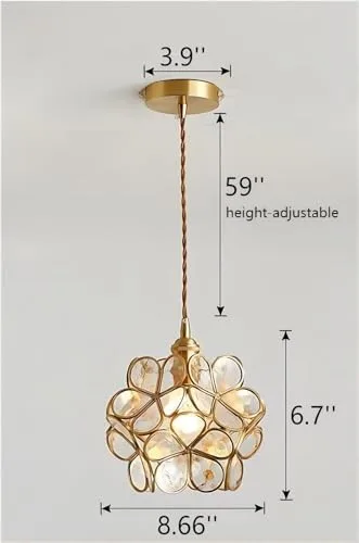 Clear Chandelier view 3