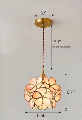 Pink Chandelier view 3