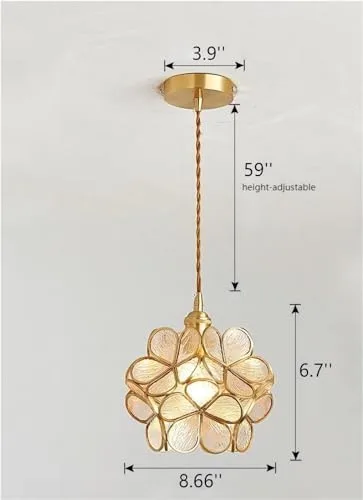 Wave Pattern Chandelier view 3