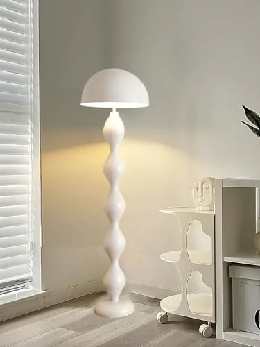 Unique Floor Lamp with Modern Iron Shade and Foot view 2