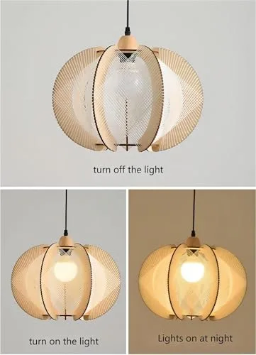 Wood Chandelier view 3