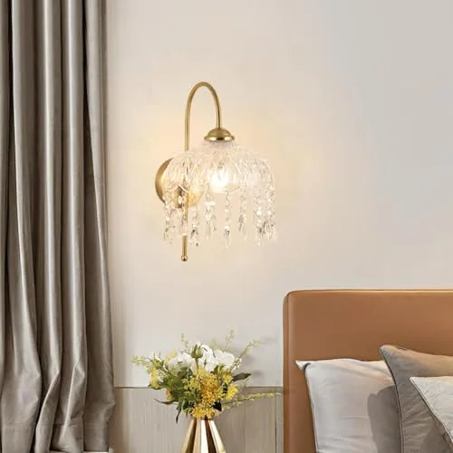 1-Light Crystal Sconce view 2