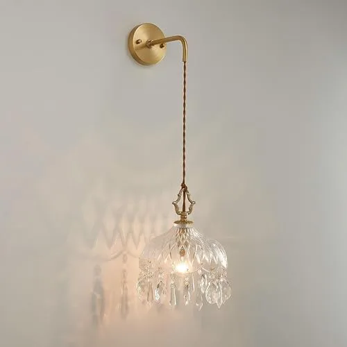 1-Light Glass Sconce view 2