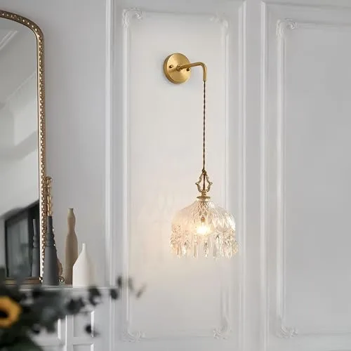 1-Light Glass Sconce view 3