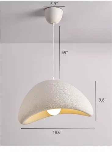 White Pendant view 3