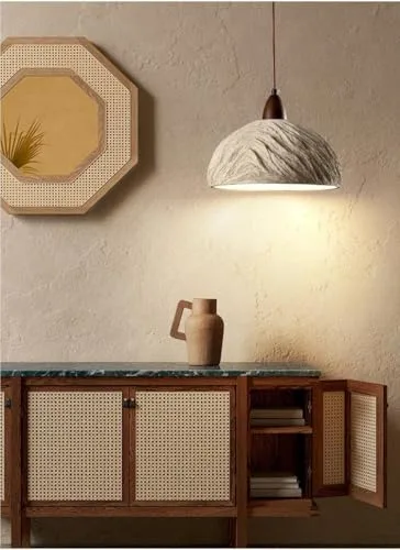 Cement color 1-Light Cement Pendant view 3
