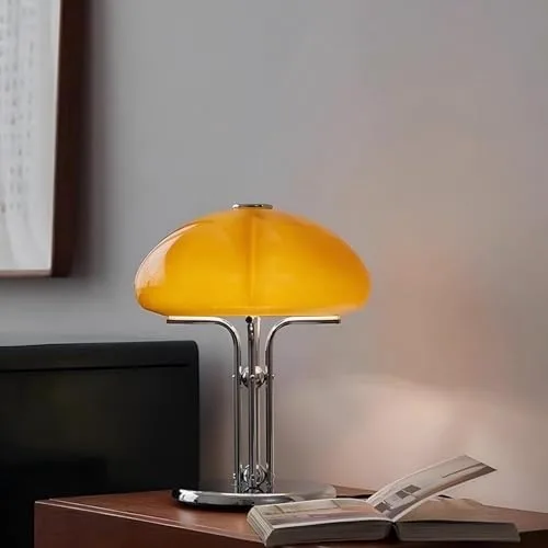 Orange Glass Table Lamp view 3