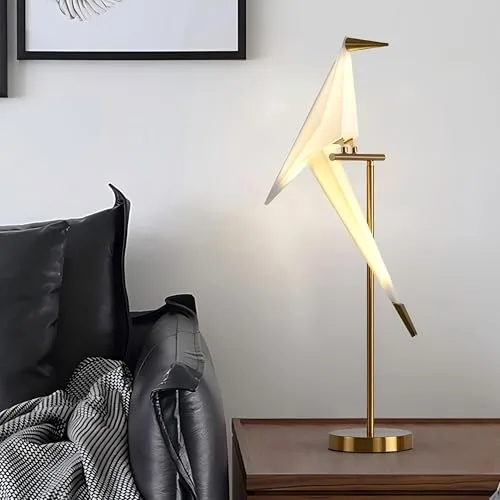Gold 1-Light Polyvinyl Chloride Table Lamp view 2
