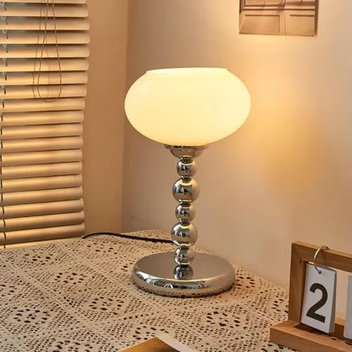 Vintage Table Lamp, 7.1 Inch Bauhaus Style Bedside Lamp view 1