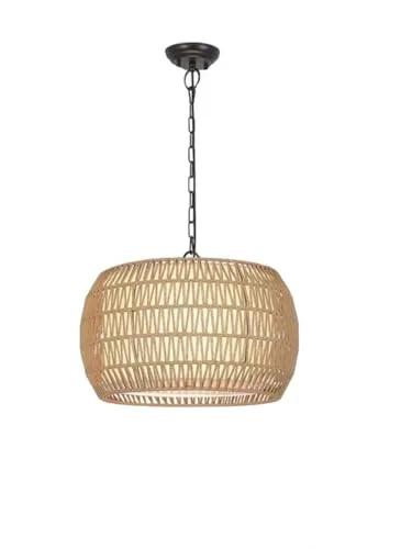 Log Color 5-Light Twine Chandelier view 3