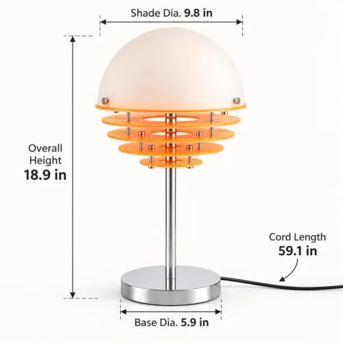 Sunset Table Lamp, Desk Bedside Small Lamps with Acrylic view 3