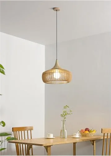 Wood Color Chandelier view 2