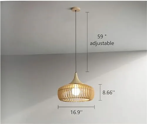 Wood Color Chandelier view 3