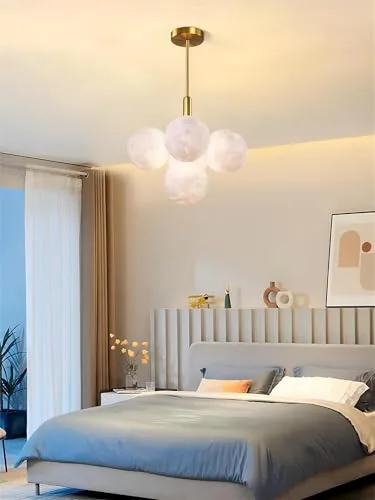 Modern Nordic Creative Simple Bubble Moon Chandelier view 3