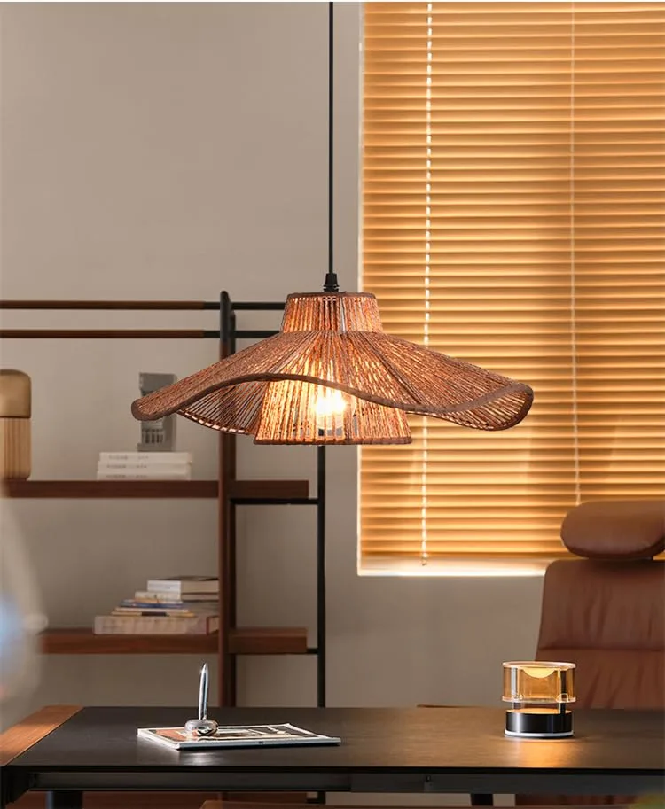 Brown Iron Chandelier view 1