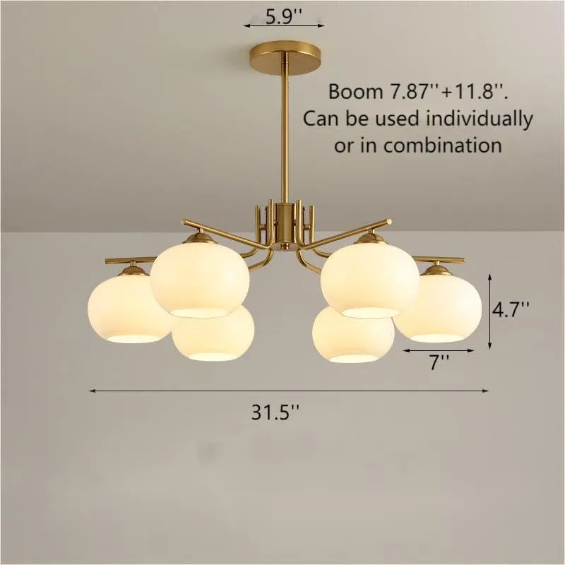 Gold Chandelier view 3