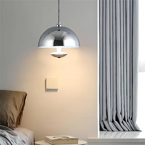 Chrome 1-Light Iron Ceiling view 3