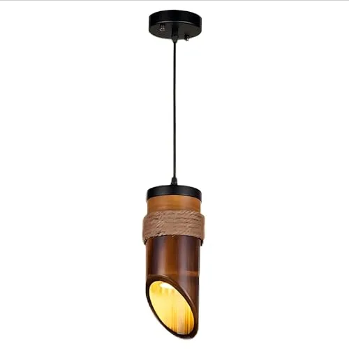 Bamboo 1-Light Iron Pendant view 2