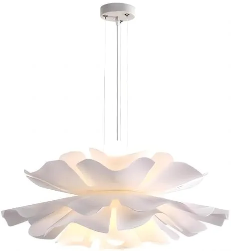 2-Light Acrylic Chandelier view 2