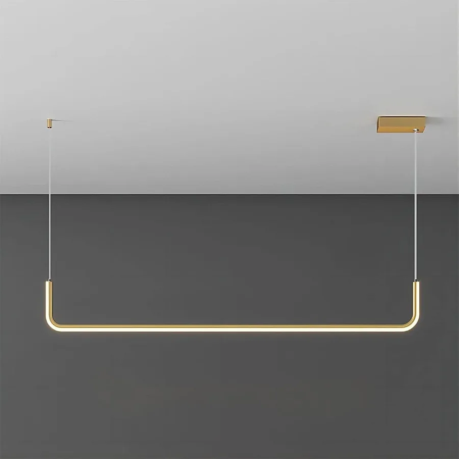 Gold 1-Light Metal Island view 1