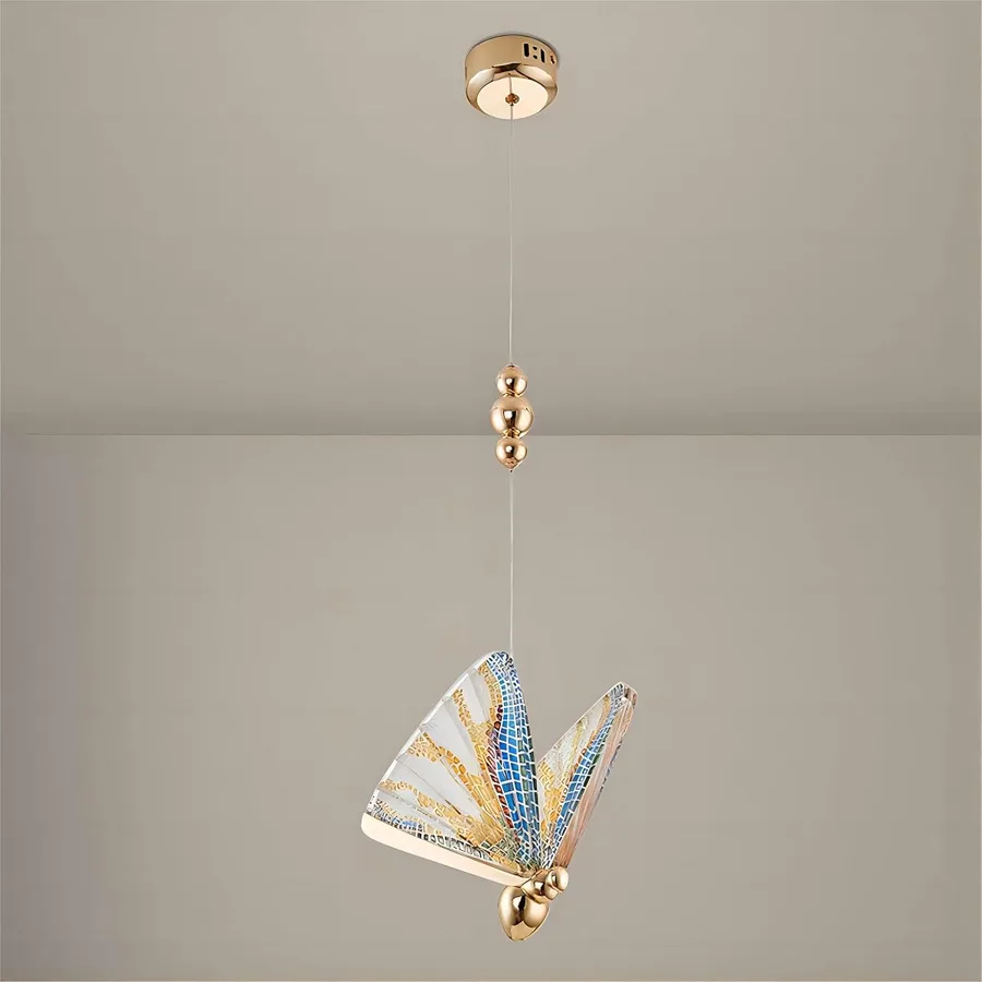 Multicolor 1-Light Acrylic Pendant view 1