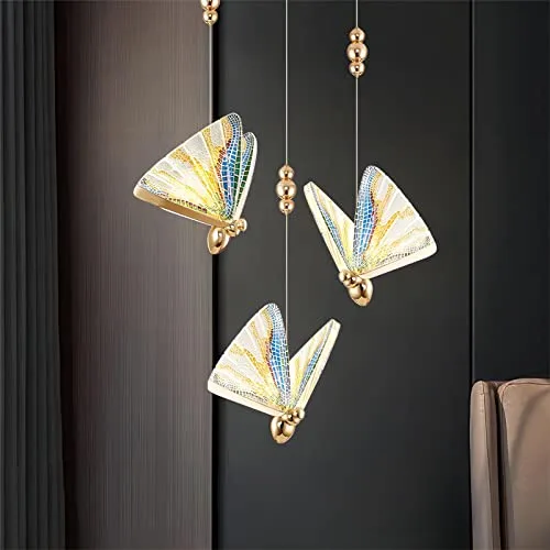 Multicolor 1-Light Acrylic Pendant view 3