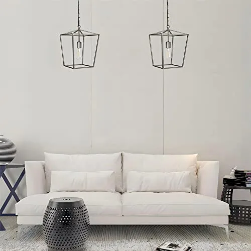 Chrome 1-Light Metal Pendant view 3